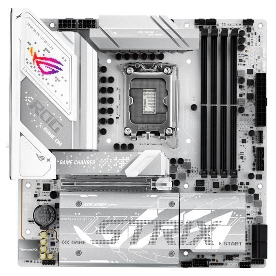 Материнcкая плата ASUS ROG STRIX B860-G GAMING WIFI s1851 B860 4xDDR5 M.2 DP HDMI USB Type-C Wi-Fi BT mATX белый 90MB1JF0-M0EAY0