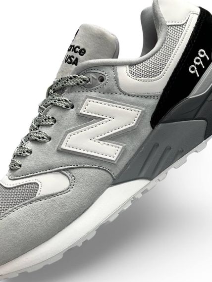 Кроссовки мужские N2ew B2alance 999 Black White Gray , Вьетнам 43 27,5
