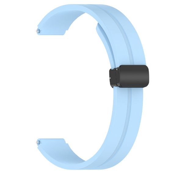 Ремінець Line Magnetic для Xiaomi Mi Band 9/8/10 Блакитний / Blue | Зображення 1