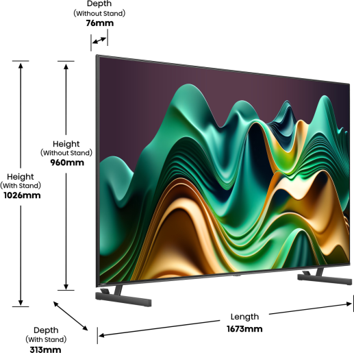 LED-телевізор Hisense 75U6NQ | Зображення 8