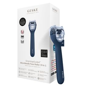 Електронний ролер для обличчя з мікроголками GESKE MicroNeedle Face Roller 9в1 midnight
