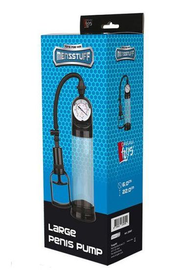 Вакуумна помпа Dream toys Redline Pump з манометром, прозора sexstyle | Зображення 3