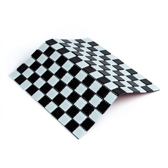 Мозаїка з декоративного скла 298х298х4,5мм Шахматка SW-00002366 | Зображення 6