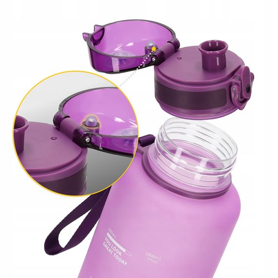 Пляшка для води спортивна 4FIZJO 1000 мл Pink (P-5905973403764) | Зображення 8