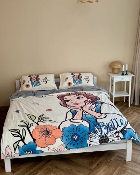 Постільна білизна дитяча плюшеве євро Dushka Home 21210 200х220 см