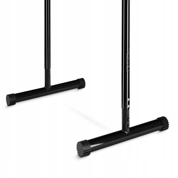 Бруси для віджимань (паралетси) 4FIZJO 80-90 см підлогові, розбірні Black (P-5905973404600) | Зображення 2