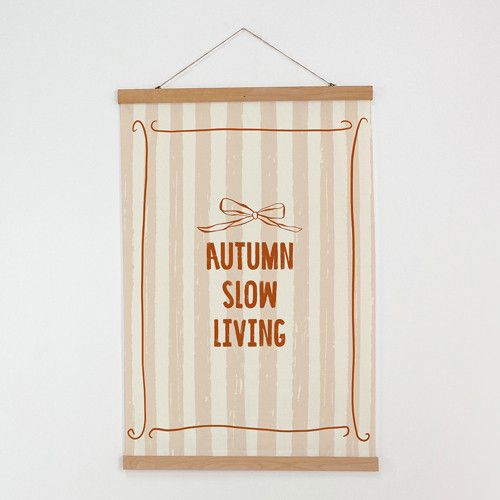 Тканинний постер на стіну Autumn slow living 60х93 см (TPSR_24S002)