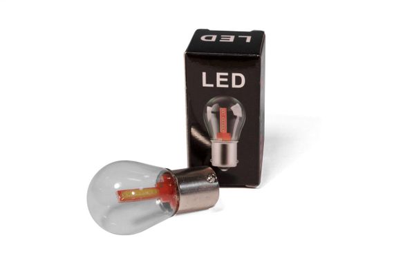 Світлодіодна лампа StarLight T25 18 chip СОВ 12 V WHITE FLASH у скляній колбі | Зображення 2