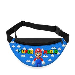 Дитяча сумка-бананка Super Mario 32х15 см на пояс або через плече (5761)