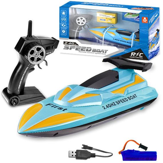 Катер на радіокеруванні SHT 658-36 2.4G Blue | Зображення 1