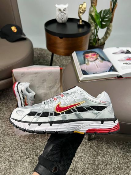 Мужские кроссовки P-6000 M White Black Red весна / лето / осень A3782 44 28 см | Зображення 4