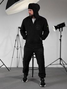 Костюм флісовий Stone island black ВТ0551