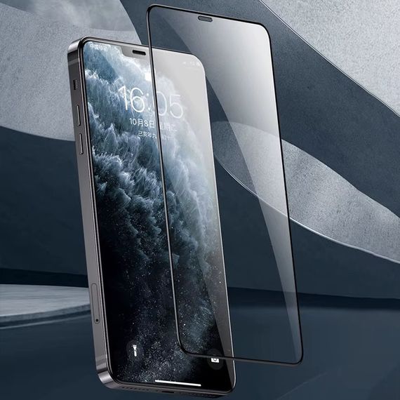 Защитное стекло Remax 3D (GL-27) для Apple iPhone 12 Pro / 12 (6.1") Черный | Зображення 2