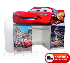 Детская кровать-чердак Bed-Room Тачки Молния Маквин, серия 3 спальное место 1700*800
