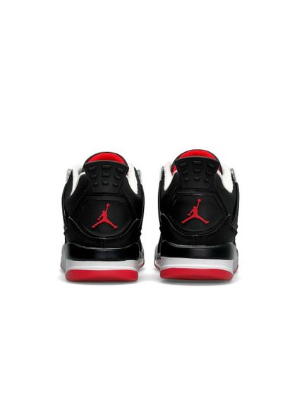 Кросівки зимові чоловічі Air Jordan 4 Retro Fleece Termo Black Red , В'єтнам 44 28.5 см | Зображення 1