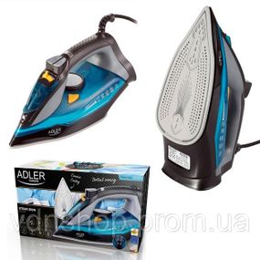 Праска для прасування паровим ударом ADLER AD 5032 3000Вт, Праска відпарювач для будь-якого типу одягу RH-75