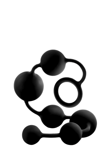 Анальные шарики Blush Anal Adventure Platinum Silicone Large Anal Beads sexstyle | Зображення 1