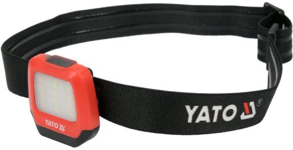 Фонарь налобный диодный 2в1 аккумуляторный USB YATO YT-08598 | Зображення 1