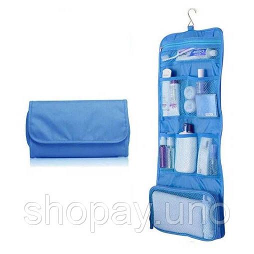 Органайзер дорожный сумочка косметичка Travel Storage Bag. Цвет: синий MK-65 | Зображення 1