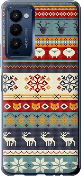 Чехол на Tecno Camon 18 CH6n Рождественский орнамент "3303u-2524-17620"