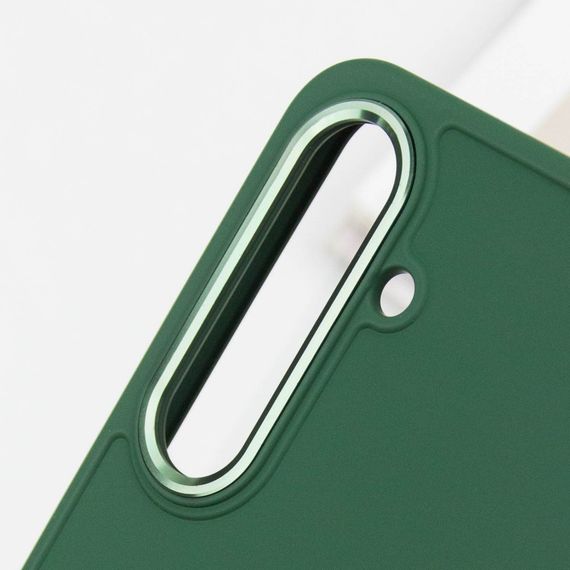TPU чехол Bonbon Metal Style для Samsung Galaxy S23+ Зеленый / Army green | Зображення 6