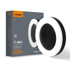Світлодіодний світильник ART IP65 круглий VIDEX 30W 5000K Black