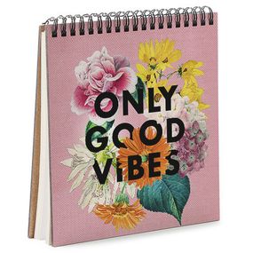 Скетчбук Only good vibes 17x18 см (BDK_EX001)