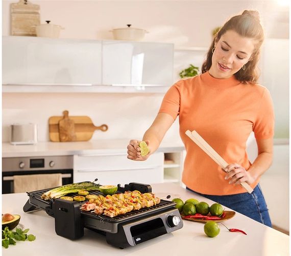 Электрогриль Braun MultiGrill 5 CG5033IGY 2000 Вт серебристый | Зображення 8