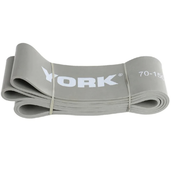 Резинка для фитнеса York 35-75кг - 2080x85x4,5 мм, серый | Зображення 2