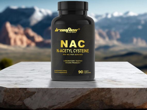 N-ацетил-L-цистеин Ironflex NAC 600 mg 90 caps | Зображення 3
