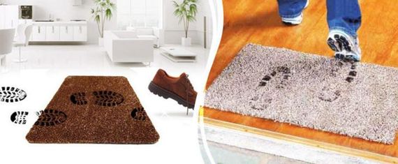 Килимок для взуття Clean Step Mat Супервбираючий придверний килимок для підлоги, 70*45см | Зображення 4