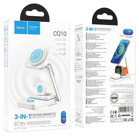 БЗП Hoco CQ10 Consuelo 3-in1 Milky White | Зображення 3
