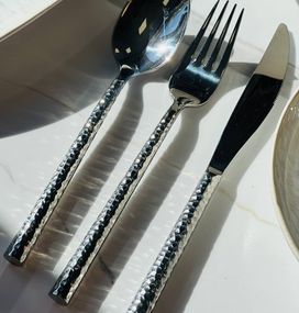 Набір столових виделок Olens Джентл срібло 102-163 21 см 6 шт сріблястий