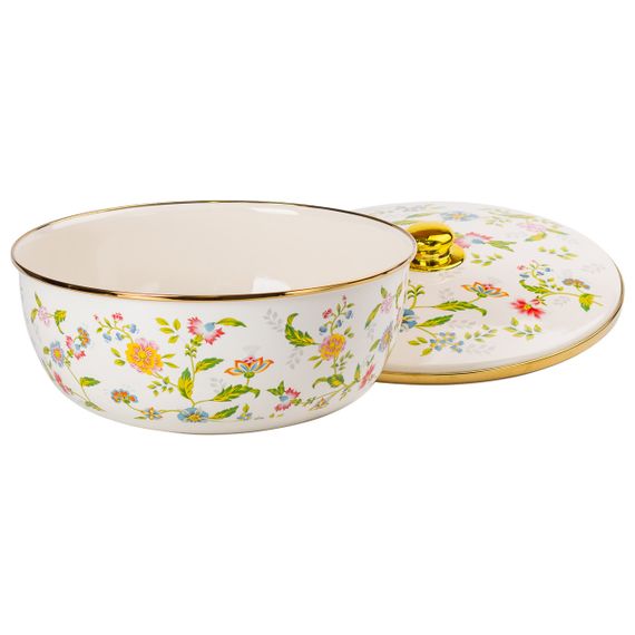 Эмалированная кастрюля с крышкой 5,5 л Большая HP-2-113 | Зображення 1