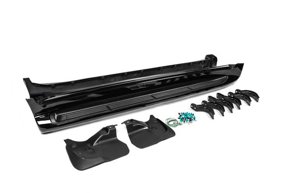 Бокові пороги (дизайн Lexus 2012-2016) Білі для Lexus LX570/450d | Зображення 6