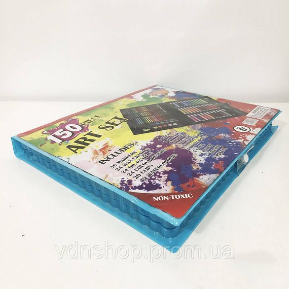 Дитячий набори для творчості 208 предметов, Набір для малювання в кейсі Дитячий набір живопису VR-84 | Зображення 4