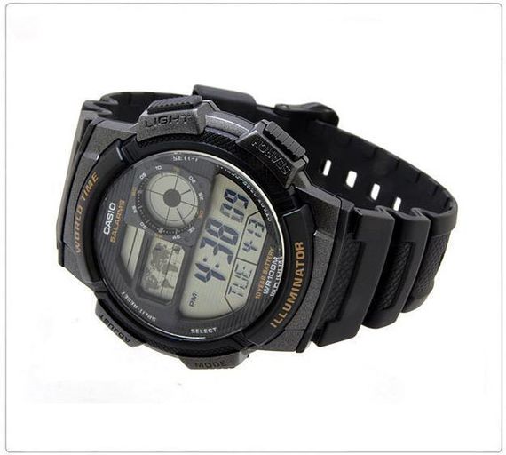Электронные спортивные часы наручные мужские оригинальные Casio Collection AE-1000W-1BVEF | Зображення 3