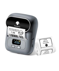 Принтер для термоэтикеток Label Maker Phomemo M110 портативный  Серый
