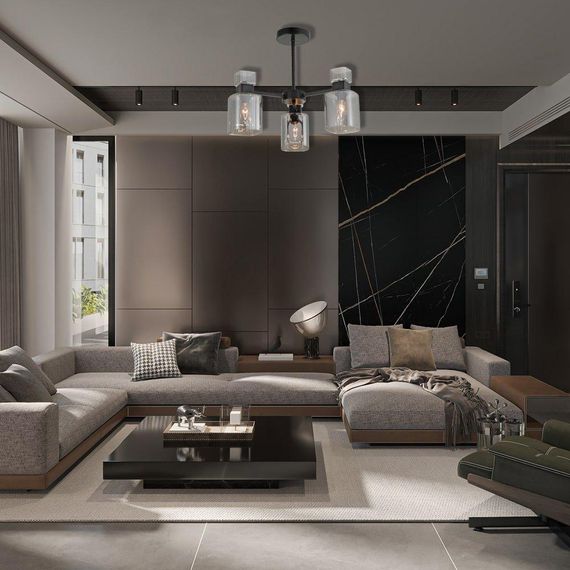 Накладний світильник Ardero BL1130-1 OLIVIA під лампу чорний | Зображення 2