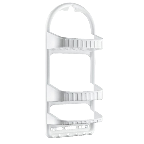 Полиця для ванної кімнати пластик білий 09165 ELIF