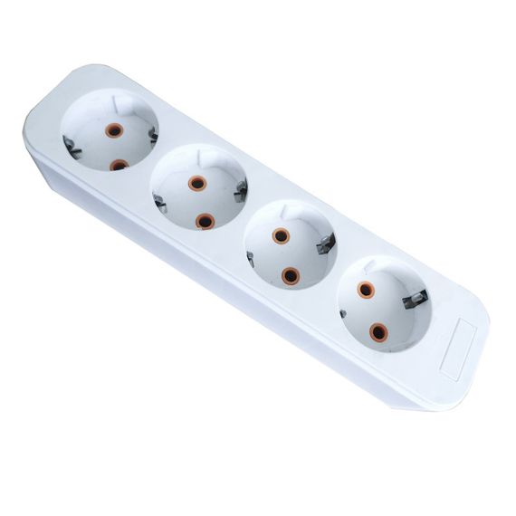 Колодка 4 гнезда с заземлением Lynx Ny95000267