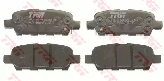 Колодки задні гальмівні NISSAN, TRW (GDB3507) (440608H385) | Зображення 4