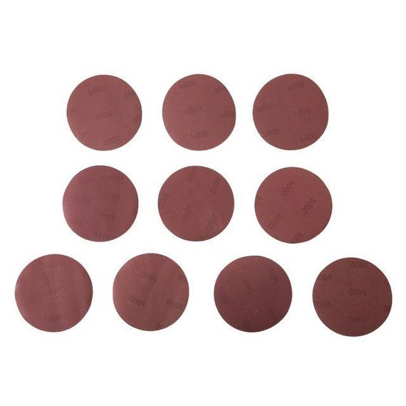 Круг наждачний самоклейний 125 мм, папір класу С, К600, 10 од. INTERTOOL BT-0560 | Зображення 3