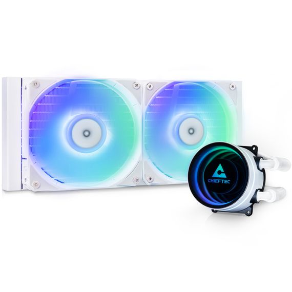 Система водяного охолодження Chieftec Iceberg 240 ARGB WHITE | Зображення 1