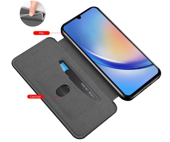 Чохол-книжка Primolux Besus для телефону Samsung Galaxy A34 (SM-A346) - Black | Зображення 4