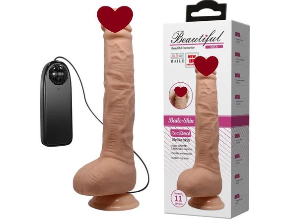 Вібратор на присосці "SEXTOY TOP PENIS Sex Aura