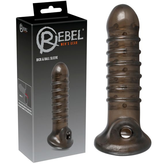 Насадка на член - Rebel Dick & Ball Sleeve