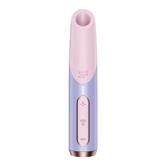 Вакуумный стимулятор Satisfyer Bold Kiss Violet, магнитная технология 3D Air Pulse, 30 режимов работы