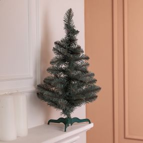 Штучна новорічна міні ялинка «Полонинська» блакитна 60 см SOK-M-03-1-3