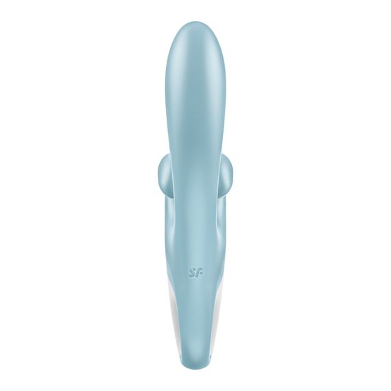Вібратор-кролик Satisfyer Touch Me Blue, подвійний відросток, 3 потужні мотори | Зображення 2
